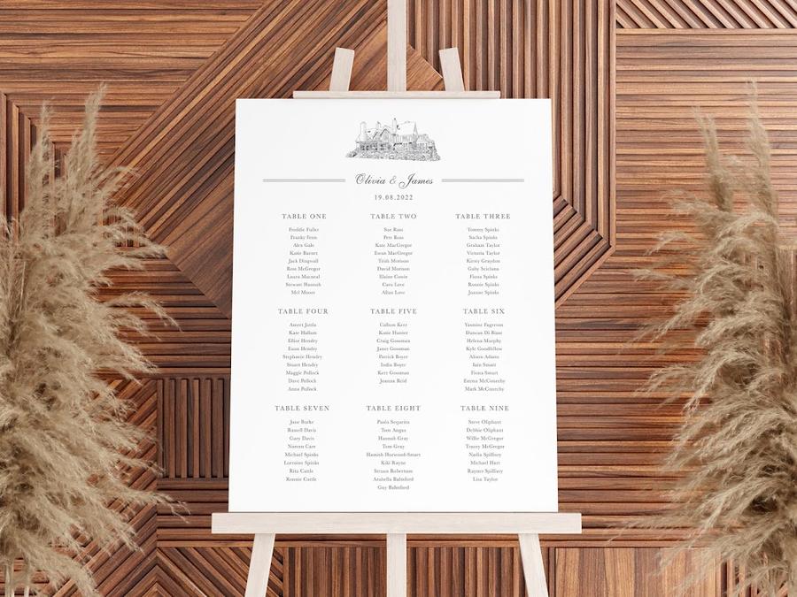 Com Bossa Luxury Wedding Invitations